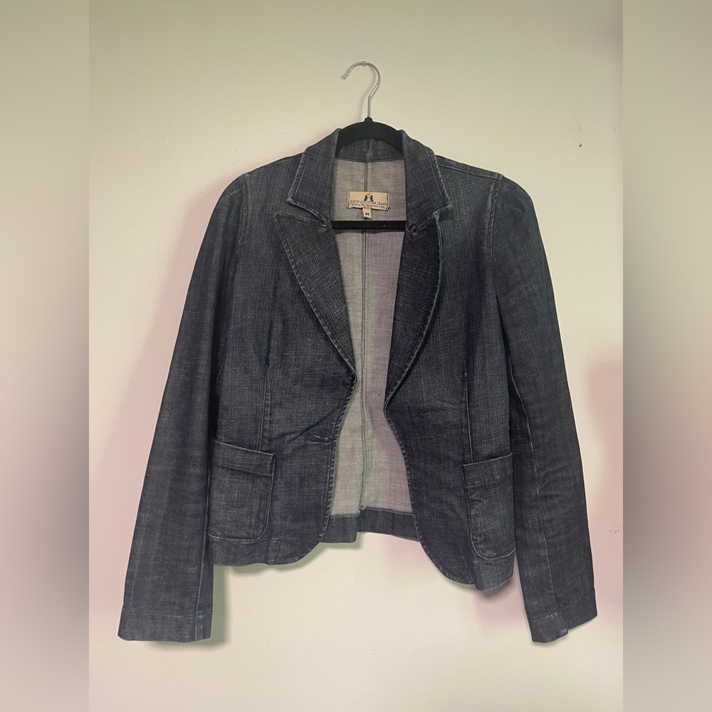 Women's Navy Denim Jacket